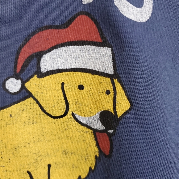 Life is Good Golden Retriever Dog Christmas Holiday Tee NWT Size 3XL - Picture 4 of 10